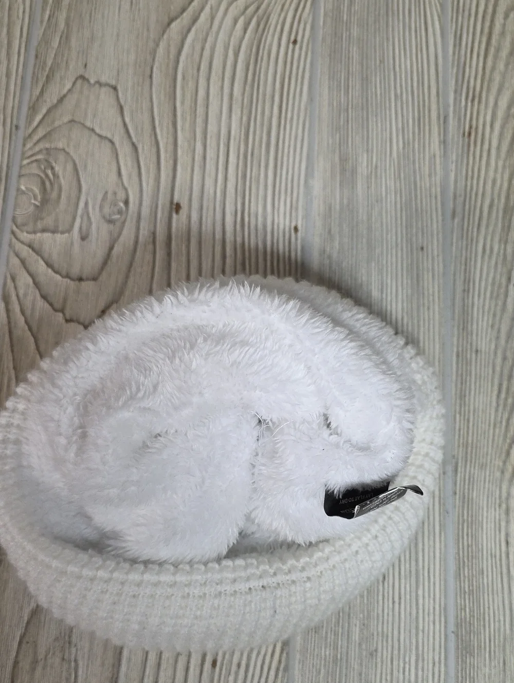 Canada Weather Gear White Knit Winter Beanie Hat Adult One Size